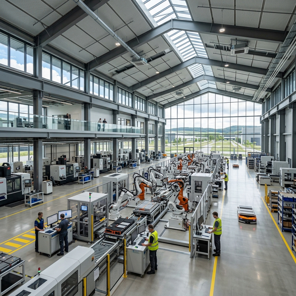 Modern industrial facility