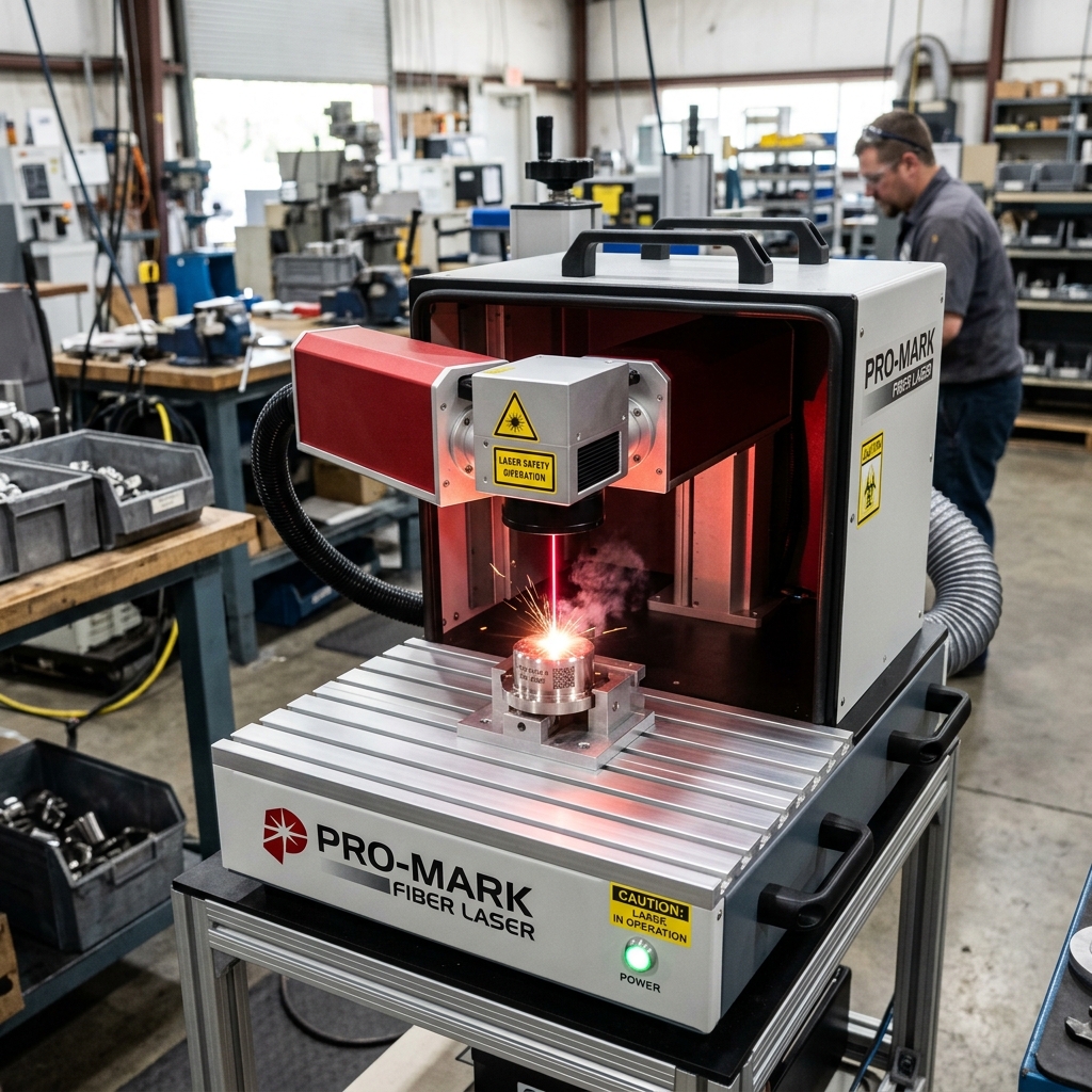 compact fiber laser marking machine